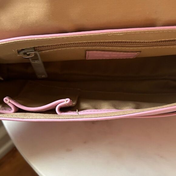 Tosca Blu pale pink Leather shoulder Handbag - Picture 12 of 16